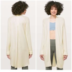 Lululemon Still At Ease Wrap Cardigan Angel Wing